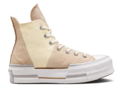 Converse Chuck 70 Plus High 'colorblock - Oat Milk' In White