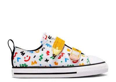 Converse Babies'   Chuck Taylor All Star 2v Low Td 'doodles' In White
