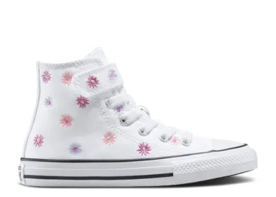 Converse Chuck Taylor All Star Easyon High Ps 'allover Embroidered Florals' In White