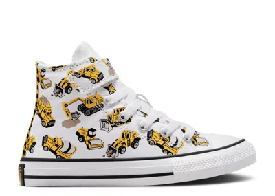 Converse Chuck Taylor All Star Easyon High Ps 'construction Truck' In White