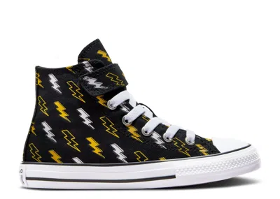 Converse Chuck Taylor All Star Easyon High Ps 'electric Bolt' In Black