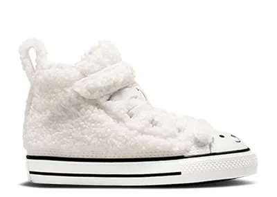 Converse Babies'   Chuck Taylor All Star Easy-on High Td 'teddy Bear' In White