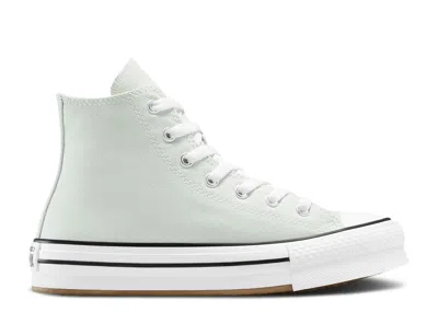 Converse Chuck Taylor All Star Eva Lift High Gs 'rainwashed Grey' In Green