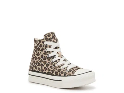 Converse Chuck Taylor All Star Eva Lift Hightop Sneaker Kids' In Animal Print