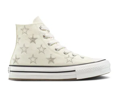 Converse Chuck Taylor All Star Eva Lift Platform High Gs 'starry' In White