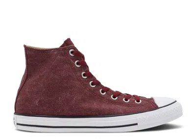 Converse Chuck Taylor All Star High 'dark Burgundy' In Red
