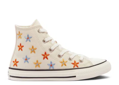 Converse Chuck Taylor All Star High Gs 'spring Flowers' In White