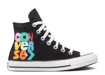 Converse Chuck Taylor All Star High 'happy Faces' In Black