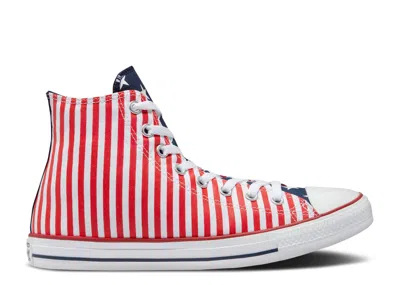 Converse Chuck Taylor All Star High 'stars & Stripes' In Red