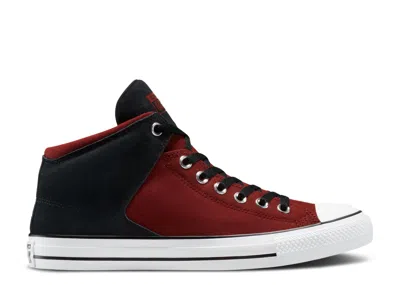 Converse Chuck Taylor All Star High Street Mid 'rottin Apple Black' In Red