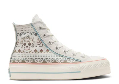 Converse Chuck Taylor All Star Lift High 'día De Muertos 2024' In White