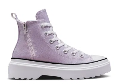 Converse Chuck Taylor All Star Lugged Lift Platform High Gs 'vapor Violet Glitter' In Purple