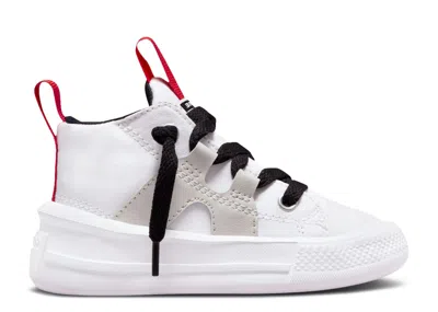 Converse Babies'   Chuck Taylor All Star Ultra Easy-on Mid Td 'white University Red'