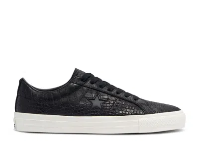 Converse One Star Pro Low 'croc Emboss - Black'