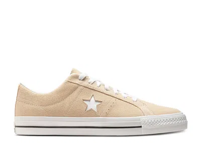 Converse One Star Pro Vintage Suede Low 'oat Milk' In White