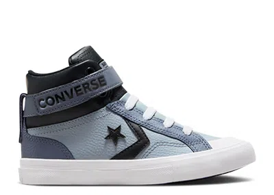 Converse Pro Blaze Strap Leather High Ps 'heirloom Silver' In Blue