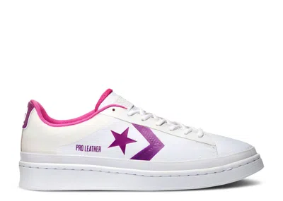 Converse Pro Leather Low 'miami Vibez - Nightfall Violet' In White