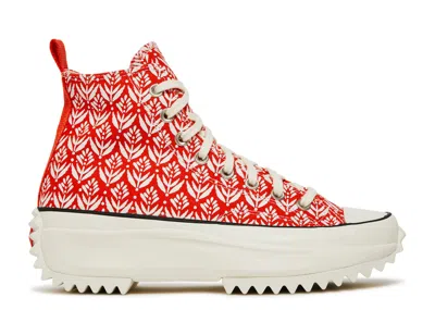 Converse Run Star Hike High 'summer Spirit - Bright Poppy' In Red