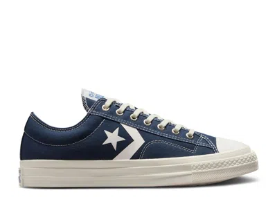 Converse Star Player 76 Low 'navy Vintage White' In Blue