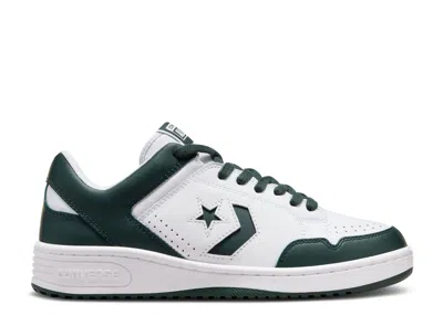 Converse Weapon Low 'white Deep Emerald' In Green