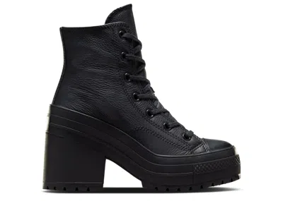 Converse Wmns Chuck 70 De Luxe Heel Leather High 'black'