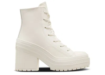 Converse Wmns Chuck 70 De Luxe Heel Leather High 'egret' In White