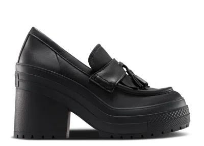 Converse Wmns Chuck 70 De Luxe Heel Loafer Platform Low 'triple Black'