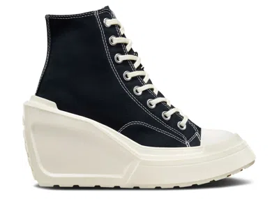Converse Wmns Chuck 70 De Luxe Wedge 'black Egret'