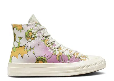 Converse Wmns Chuck 70 High 'crafted Florals' In Pink