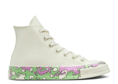 Converse Wmns Chuck 70 High 'crafted Florals' In White