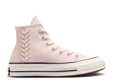Converse Wmns Chuck 70 High 'crafted Laces - Pale Petal' In Pink