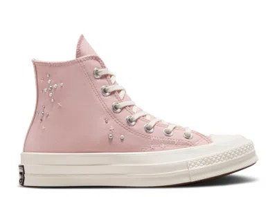 Converse Wmns Chuck 70 High 'pearls & Studs - Flush Stone' In Pink