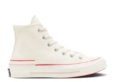 Converse Wmns Chuck 70 High 'popped Color - Carmen Pink' In White