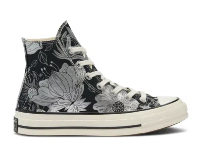 Converse Wmns Chuck 70 High 'vintage Floral - Black Silver'