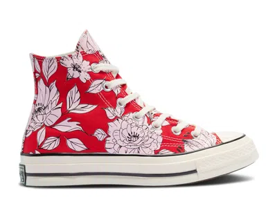 Converse Wmns Chuck 70 High 'vintage Floral - University Red'