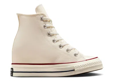 Converse Wmns Chuck 70 Wedge Platform High 'egret' In White