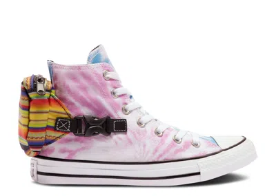 Converse Wmns Chuck Taylor All Star Buckle Up High 'rainbow Tie-dye' In Multi
