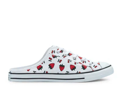 Converse Wmns Chuck Taylor All Star Dainty Mule Slip 'fruit Pack - Strawberry' In White