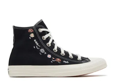 Converse Wmns Chuck Taylor All Star High 'embroidered Floral - Black'