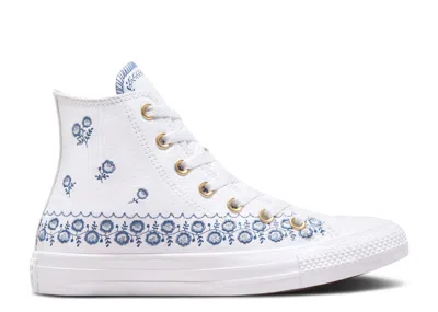 Converse Wmns Chuck Taylor All Star High 'free Spirit Florals' In White