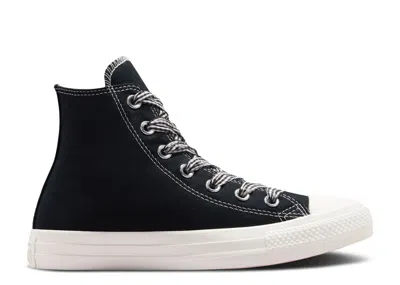 Converse Wmns Chuck Taylor All Star High 'gingham Laces' In Black