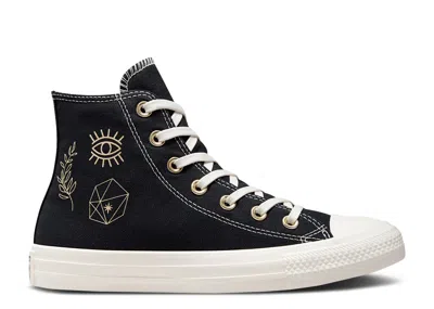 Converse Wmns Chuck Taylor All Star High 'golden Elements' In Black