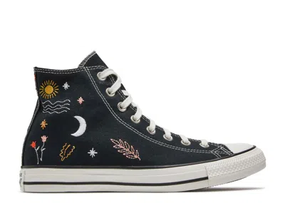 Converse Wmns Chuck Taylor All Star High 'it's Okay To Wander' In Black