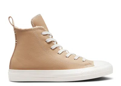 Converse Wmns Chuck Taylor All Star High 'perfect Is Not Perfect - Champagne Tan' In Brown