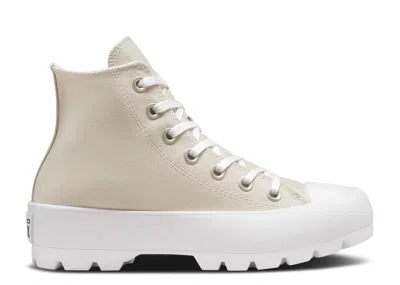 Converse Wmns Chuck Taylor All Star High 'seasonal Lugged - Desert Sand' In White