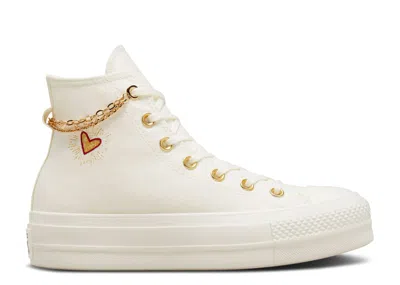 Converse Wmns Chuck Taylor All Star High 'valentine's Day 2023' In White