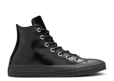 Converse Wmns Chuck Taylor All Star Leather High 'total Eclipse' In Black