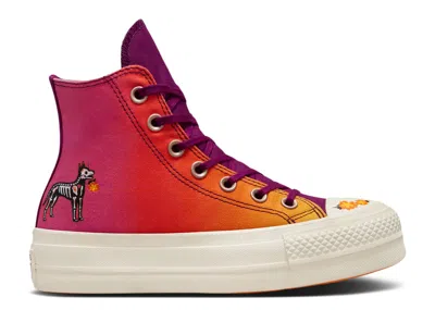 Converse Wmns Chuck Taylor All Star Lift High 'día De Muertos' In Multi