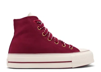 Converse Wmns Chuck Taylor All Star Lift High 'year Of The Dragon' In Red
