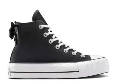 Converse Wmns Chuck Taylor All Star Lift Platform High 'black White Bows'